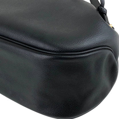 Christian Dior Logo Drawstring Shoulder bag Black Vintage 8jksti