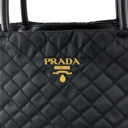 PRADA Logo Totebag Black Vintage eg4mx4