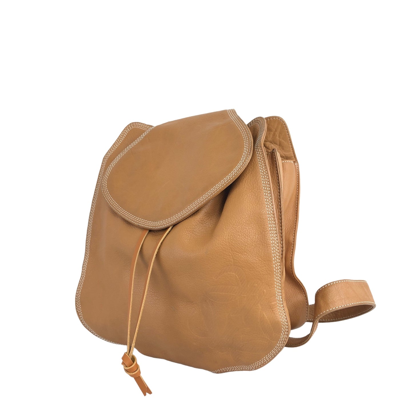 LOEWE Anagram Backpack Brown Vintage m3gj26