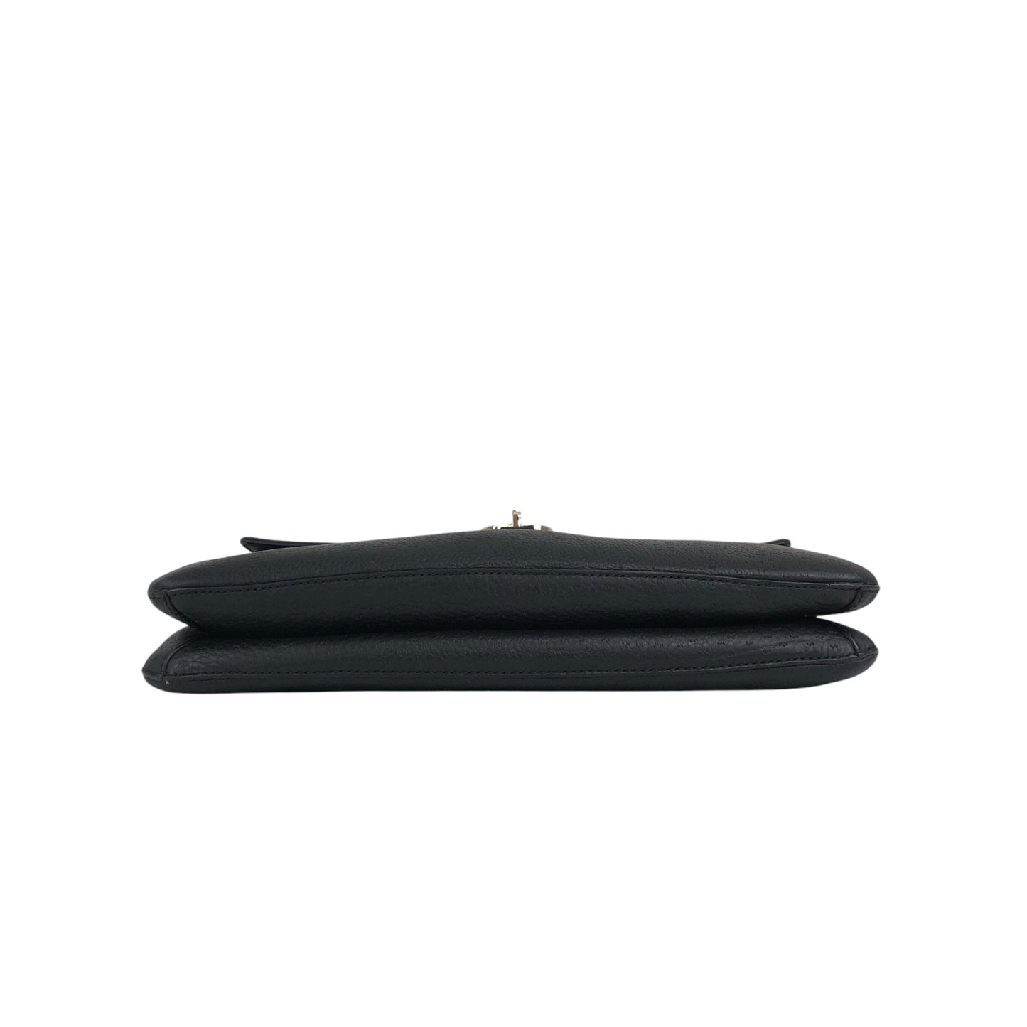 Salvatore Ferragamo Gancini Shoulder bag Black Vintage hrpw36