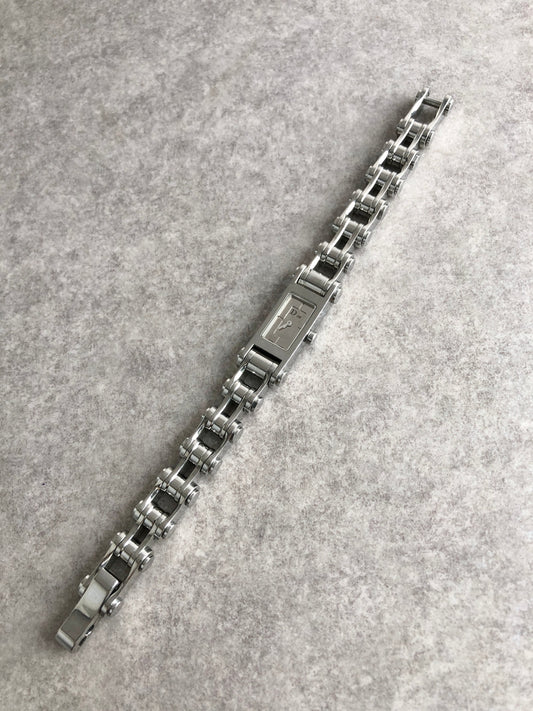 Christian Dior Logo Quartz Watch Silver Vintage D104-100 m6gp8y