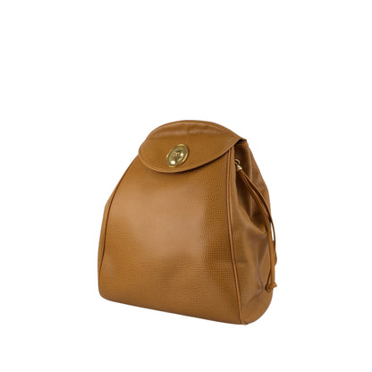 Christian Dior CD Logo Backpack Brown Vintage 43i8tp