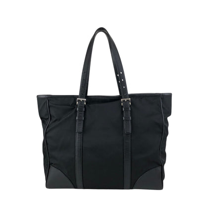 PRADA Tessuto Triangle Logo Totebag Black Vintage ivus2k