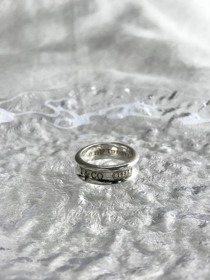 Tiffany & Co. SILVER925 Ring Silver Vintage khjub2