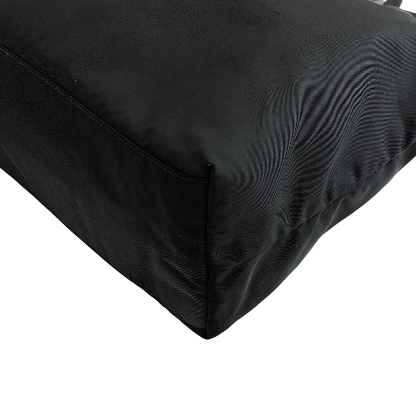 PRADA Tessuto Triangle logo Totebag Black Vintage rkbgyy