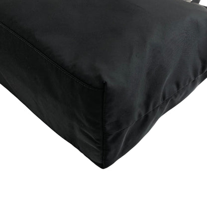 PRADA Tessuto Triangle logo Totebag Black Vintage rkbgyy