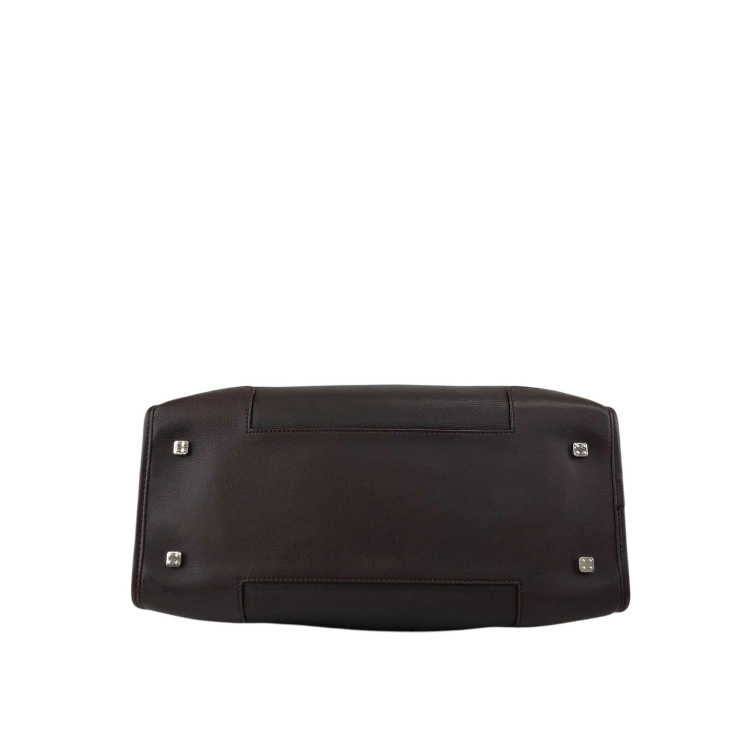 LOEWE Amazona35 Anagram Small Boston bag Handbag Brown Vintage t6ikyf