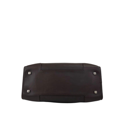 LOEWE Amazona35 Anagram Small Boston bag Handbag Brown Vintage t6ikyf