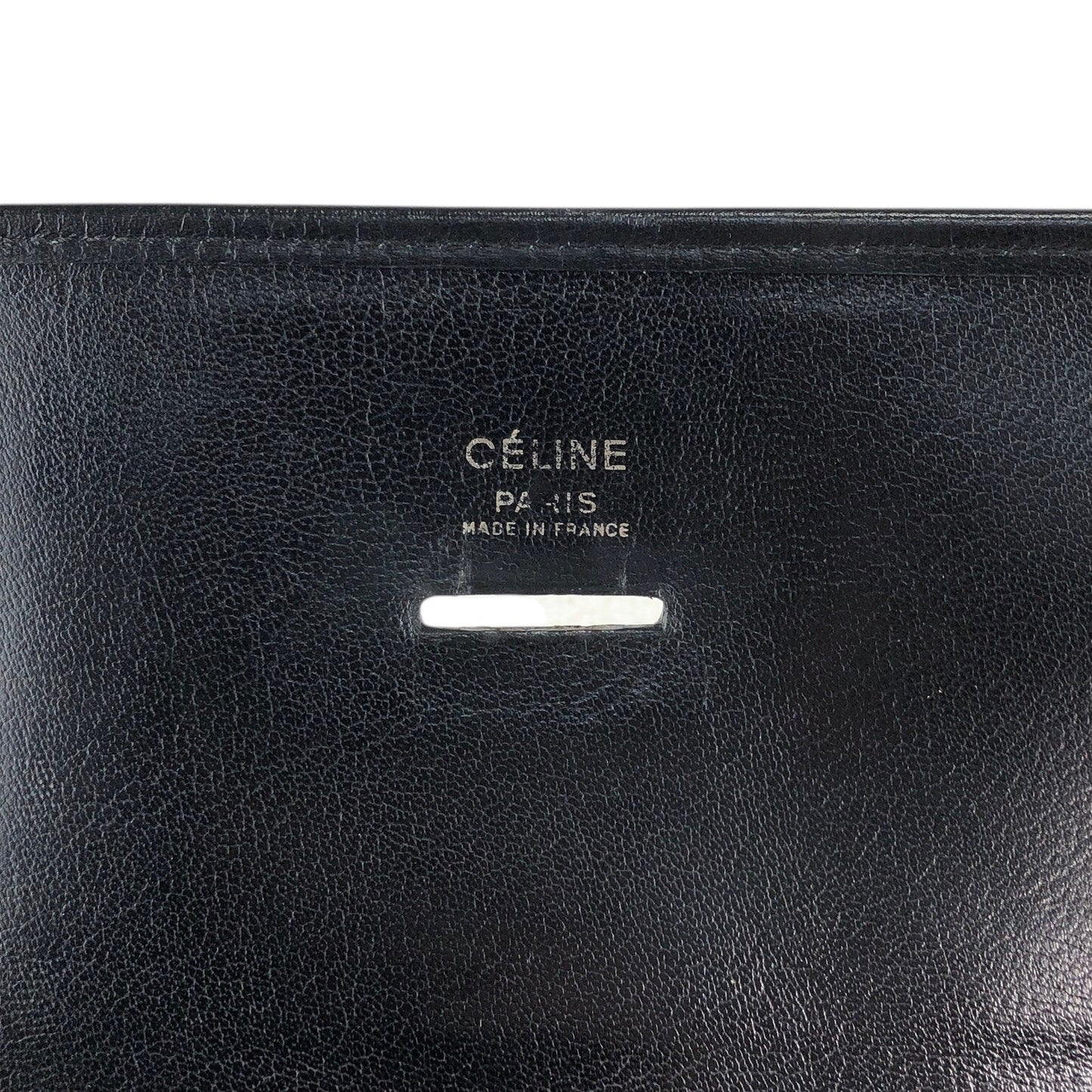 CELINE Horse Carriage Shoulder bag Black Vintage b7miwj