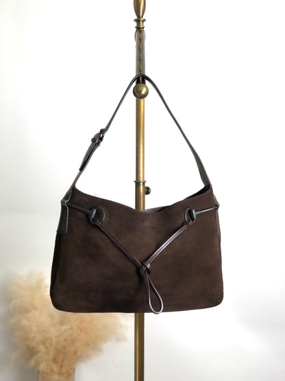 GUCCI Horse Bit Shoulder bag Brown Vintage gk8eeb
