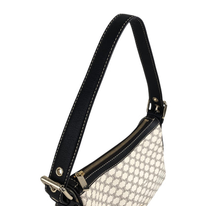 CELINE Macadam Shoulder bag White Vintage s5b6ci