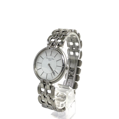 Christian Dior  Logo  Watch Silver Vintage xnc4xx