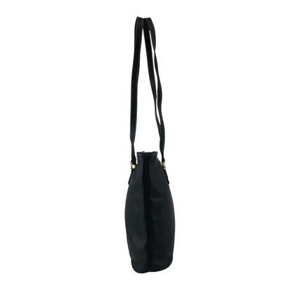 Christian Dior CD Logo Handbag Totebag Black Vintage 66ksm7