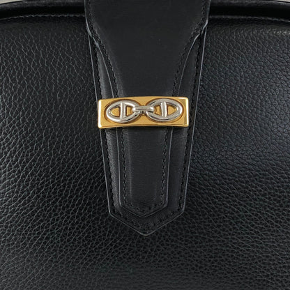 GUCCI Horse Bit Top Handle Handbag Black Vintage ied7b7
