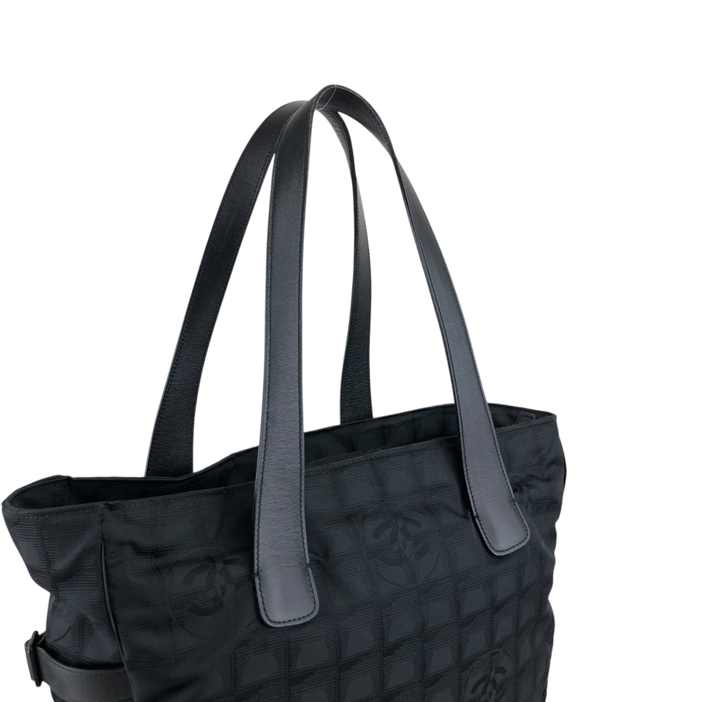CHANEL New Travel Line Totebag Black Vintage udc3tm