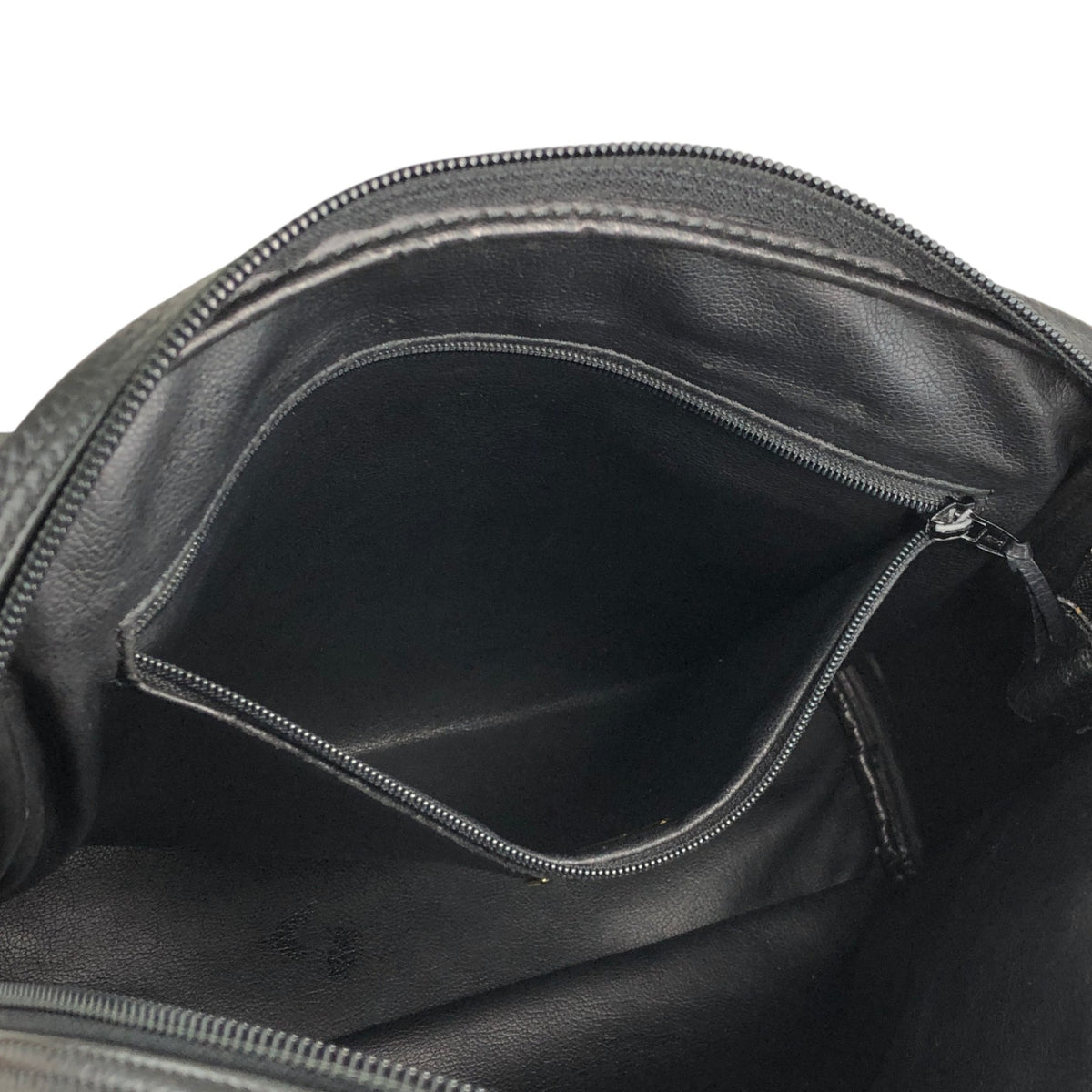 Christian Dior CD Logo Two-way Handbag Shoulder bag Black Vintage 68z4cp