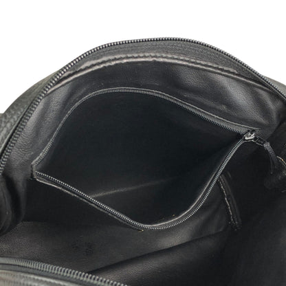 Christian Dior CD Logo Two-way Handbag Shoulder bag Black Vintage 68z4cp