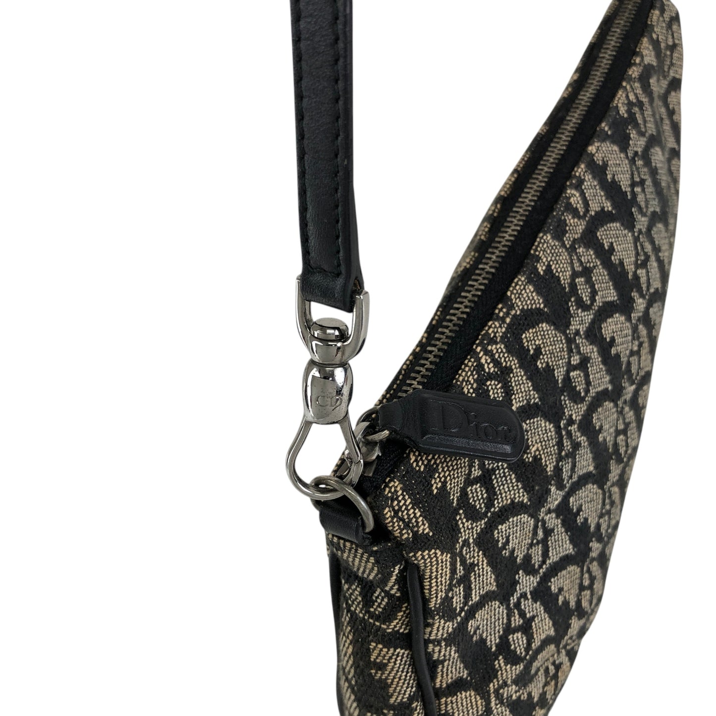 Christian Dior Trotter Shoulder bag Black Vintage gszuxb