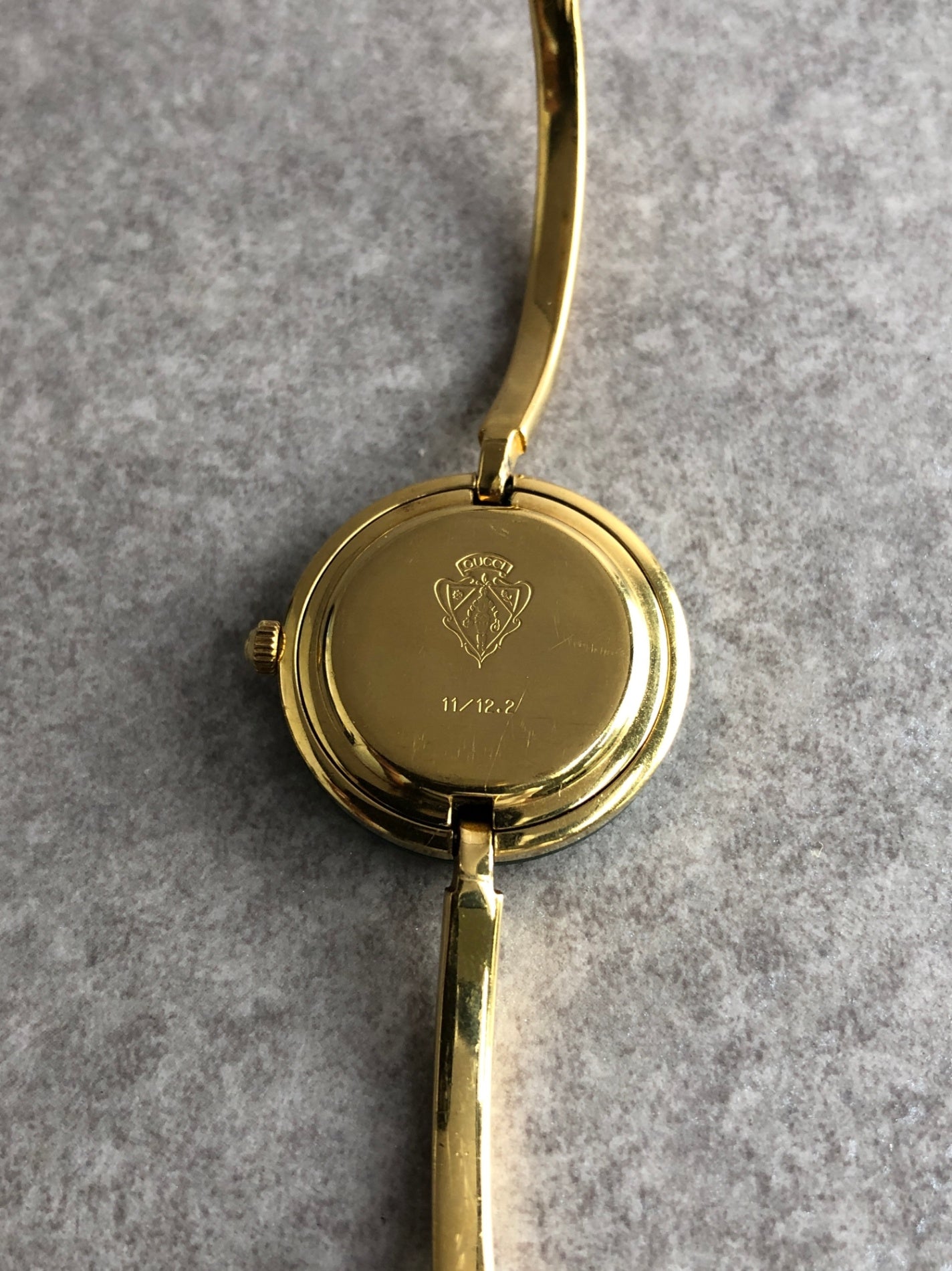 GUCCI Quartz Watch Gold 11/12.2 Vintage r3trkw