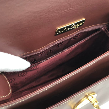Cartier Horse Bit Shoulder bag Bordeaux Vintage ff8ayd