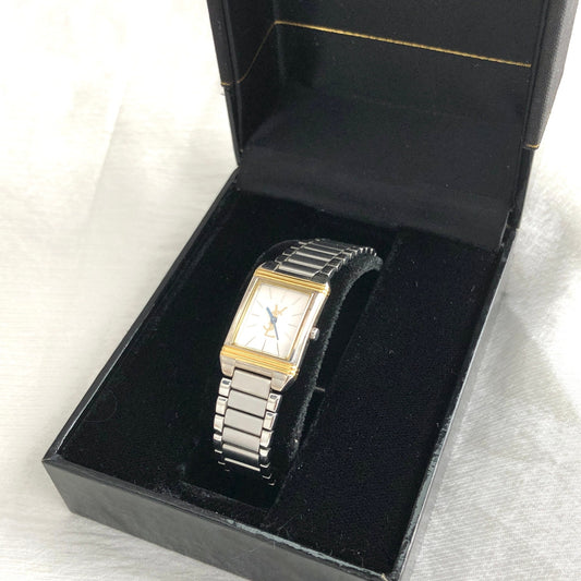 Yves Saint Laurent Watch Silver Vintage 3s3tmn