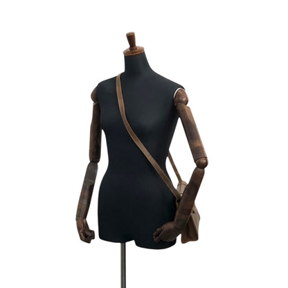 GUCCI Turn Lock Shoulder bag Brown Vintage 4k7hzd