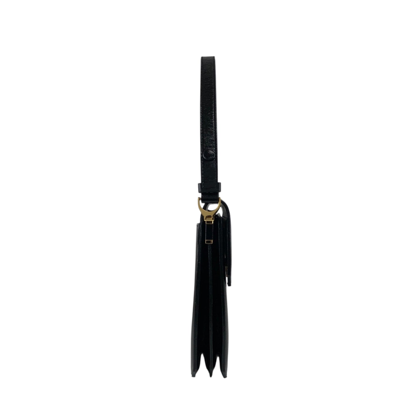 Yves Saint Laurent YSL Logo Shoulder bag Black Vintage m3beni