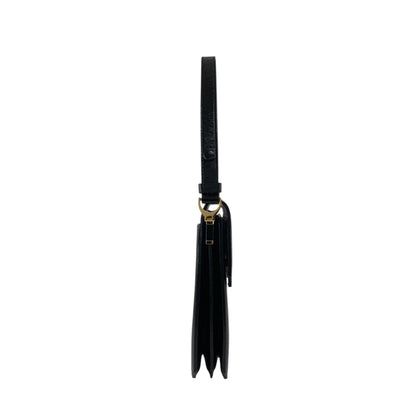 Yves Saint Laurent YSL Logo Shoulder bag Black Vintage m3beni