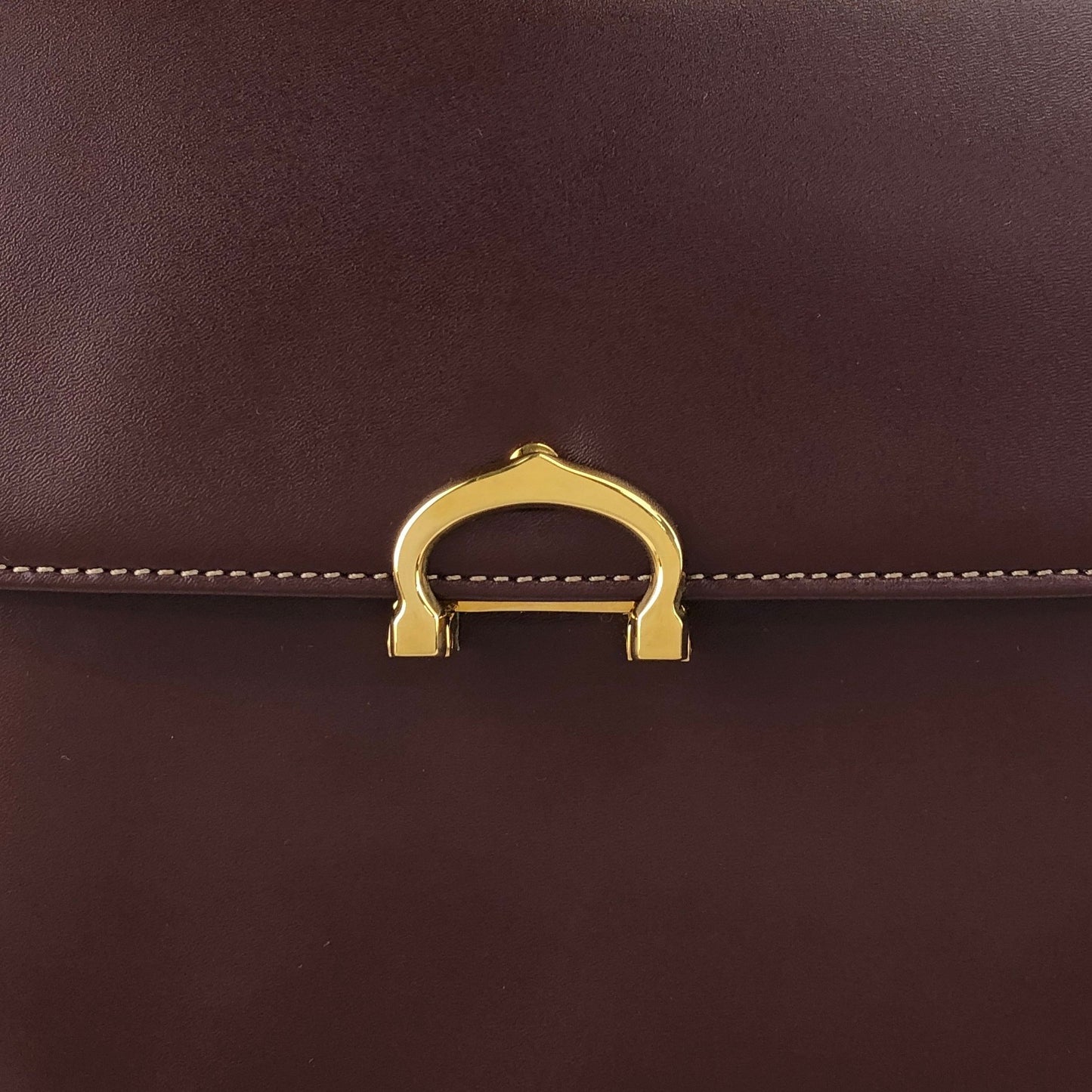 Cartier Horse Bit Shoulder bag Bordeaux Vintage ff8ayd