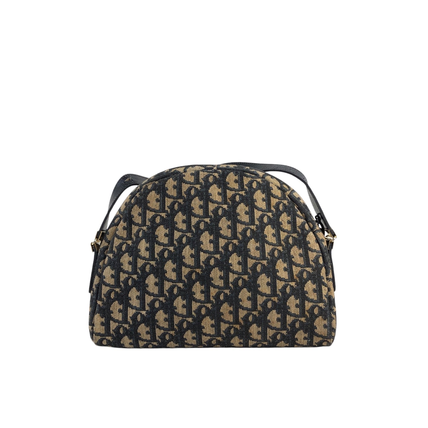 Christian Dior Trotter CD Logo 肩背包 海軍藍 復古 jwmwyf