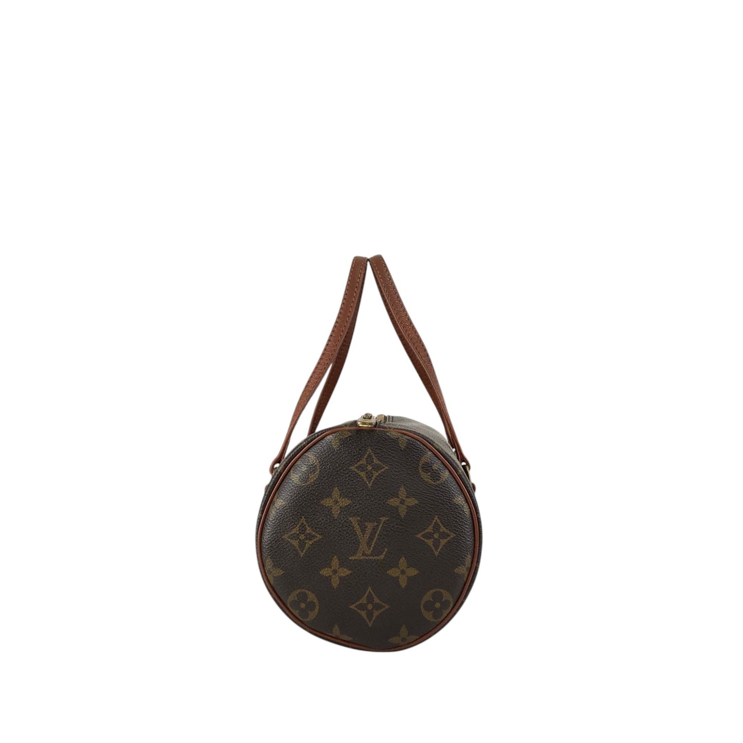 LOUIS VUITTON Monogram Handbag Brown Vintage dwmmh5
