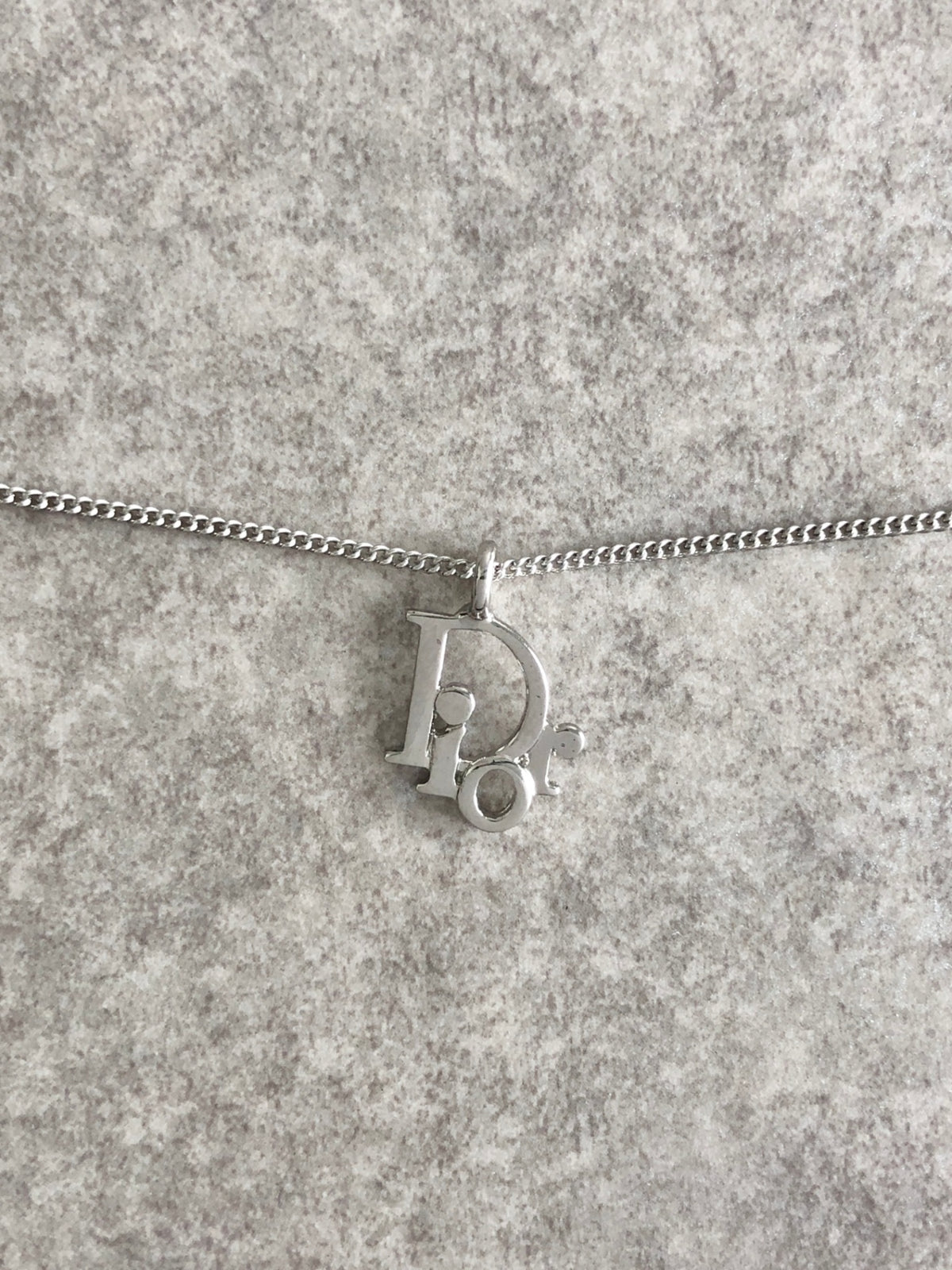 Christian Dior Logo Motif Bracelet Silver Vintage dcipgd