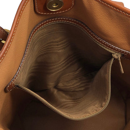 CELINE Macadam Blason Handbag Totebag Brown Vintage ui3dbx