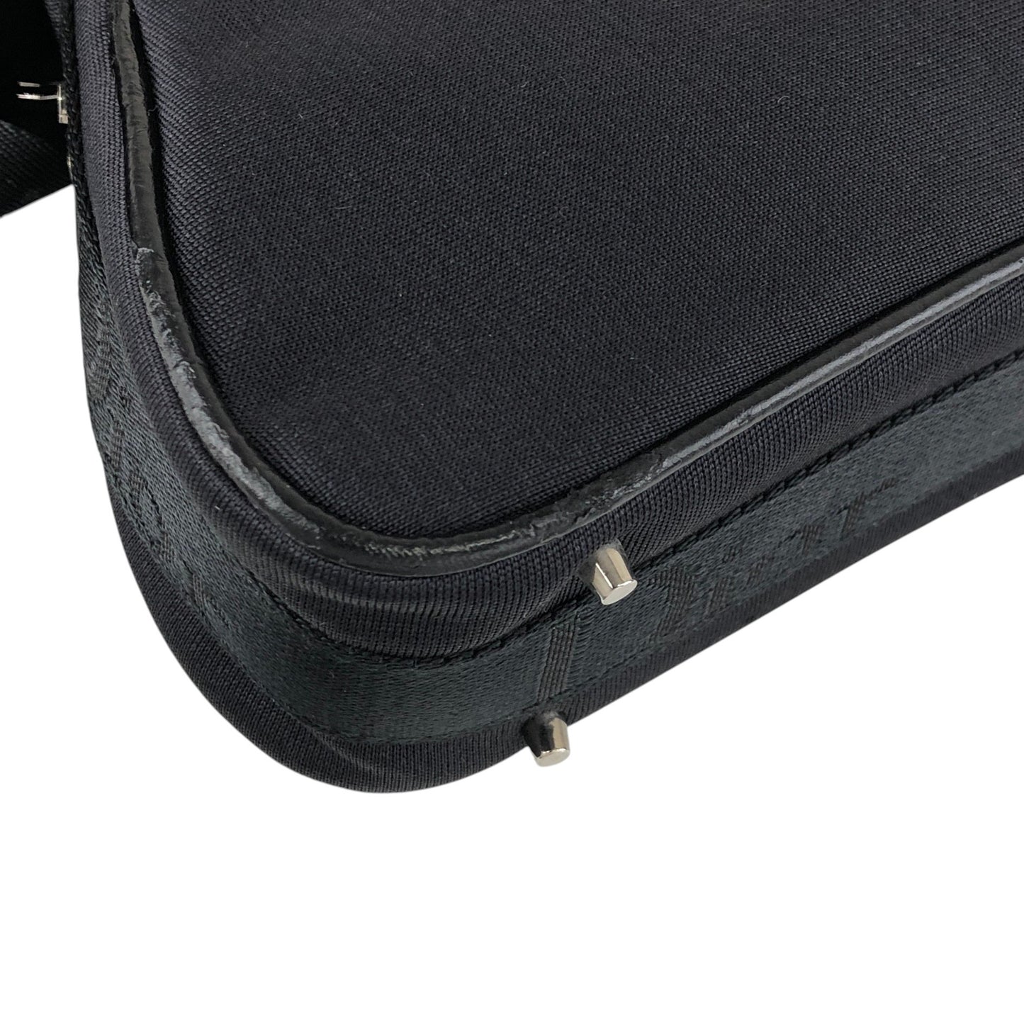 Christian Dior Logo Stone Shoulder bag Black Vintage 3ta7w7