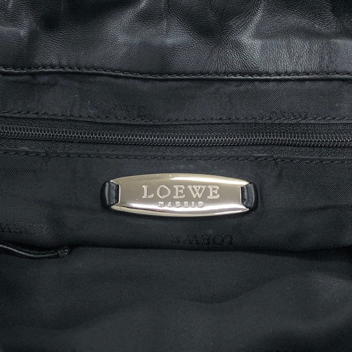 LOEWE Anagram Totebag Black Vintage ztwujd