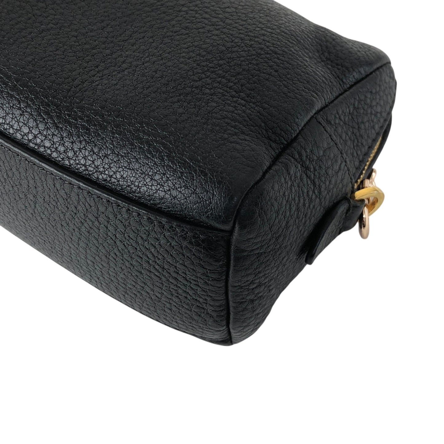 PRADA Logo Small Chain Shoulder bag Black Vintage ckmyc2