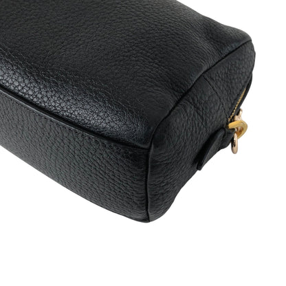 PRADA Logo Small Chain Shoulder bag Black Vintage ckmyc2
