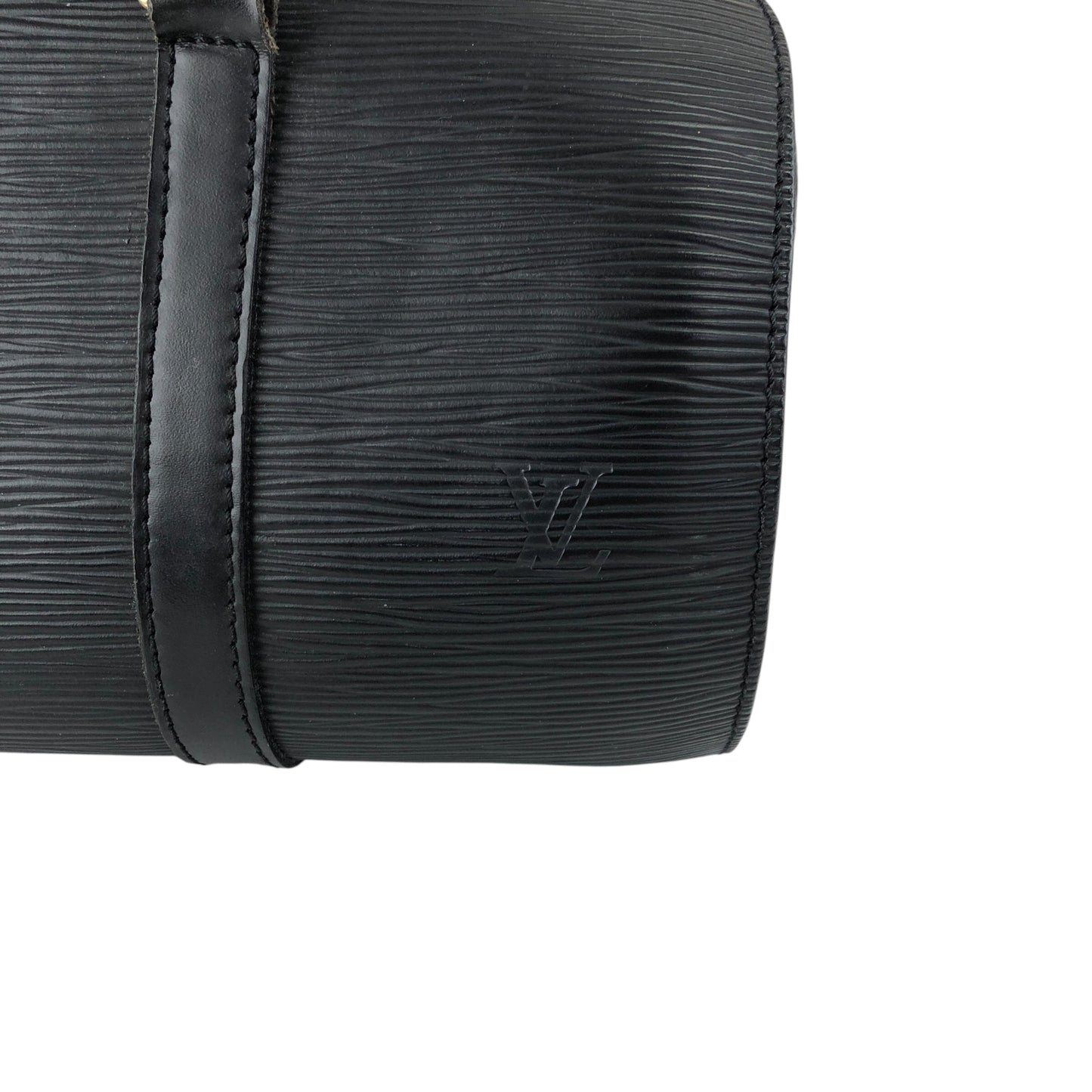 LOUIS VUITTON Handbag Barrel bag Black  Soufflot Vintage yw2s87