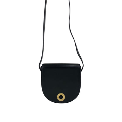 CELINE Circle Logo Small Shoulder bag Black Vintage va5bp4