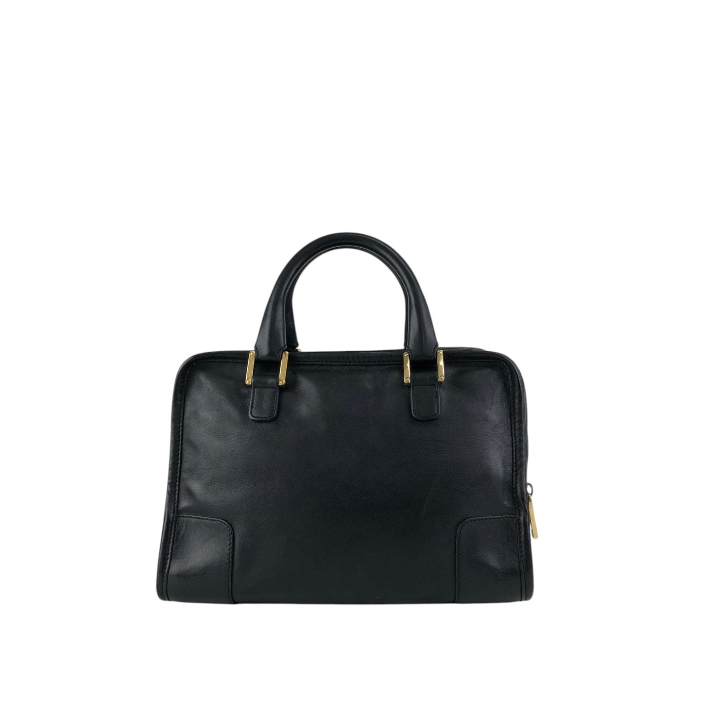 LOEWE Amazona28 Anagram Handbag Boston bag Black Vintage bda233