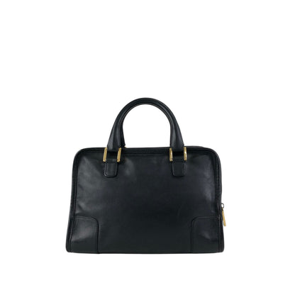 LOEWE Amazona28 Anagram Handbag Boston bag Black Vintage bda233