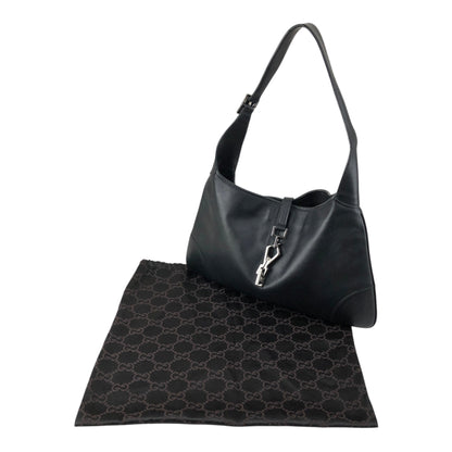 GUCCI Jackie Shoulder bag Black Vintage zv8n2e