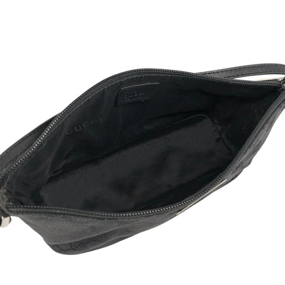 GUCCI GG Canvas Small Handbag Black Vintage j7yzmi