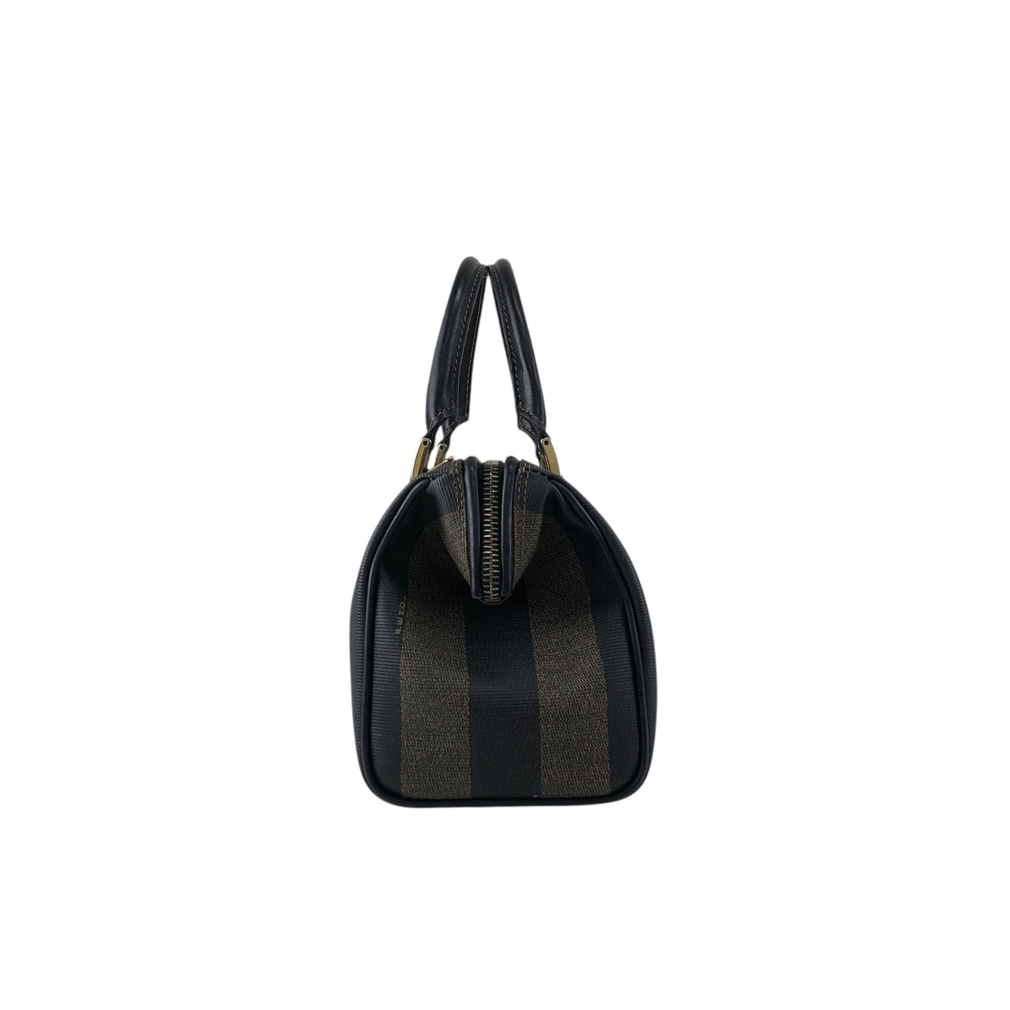 FENDI Pecan Two-way Small Boston bag Shoulder bag Black Vintage ujwz5t