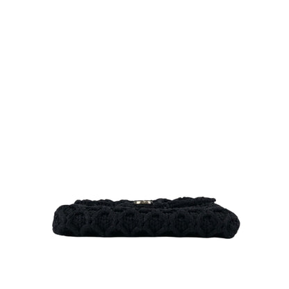 Salvatore Ferragamo Gancini Chain Shoulder bag Black Vintage phcpax