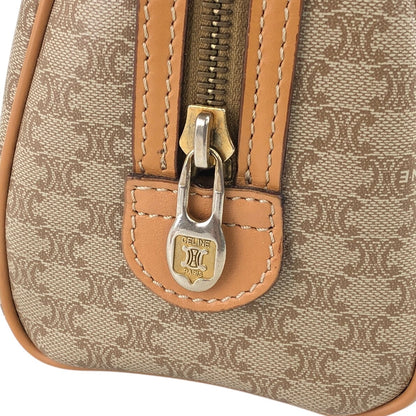 CELINE Macadam Two-way Handbag Shoulder bag Beige Vintage f3hr3k