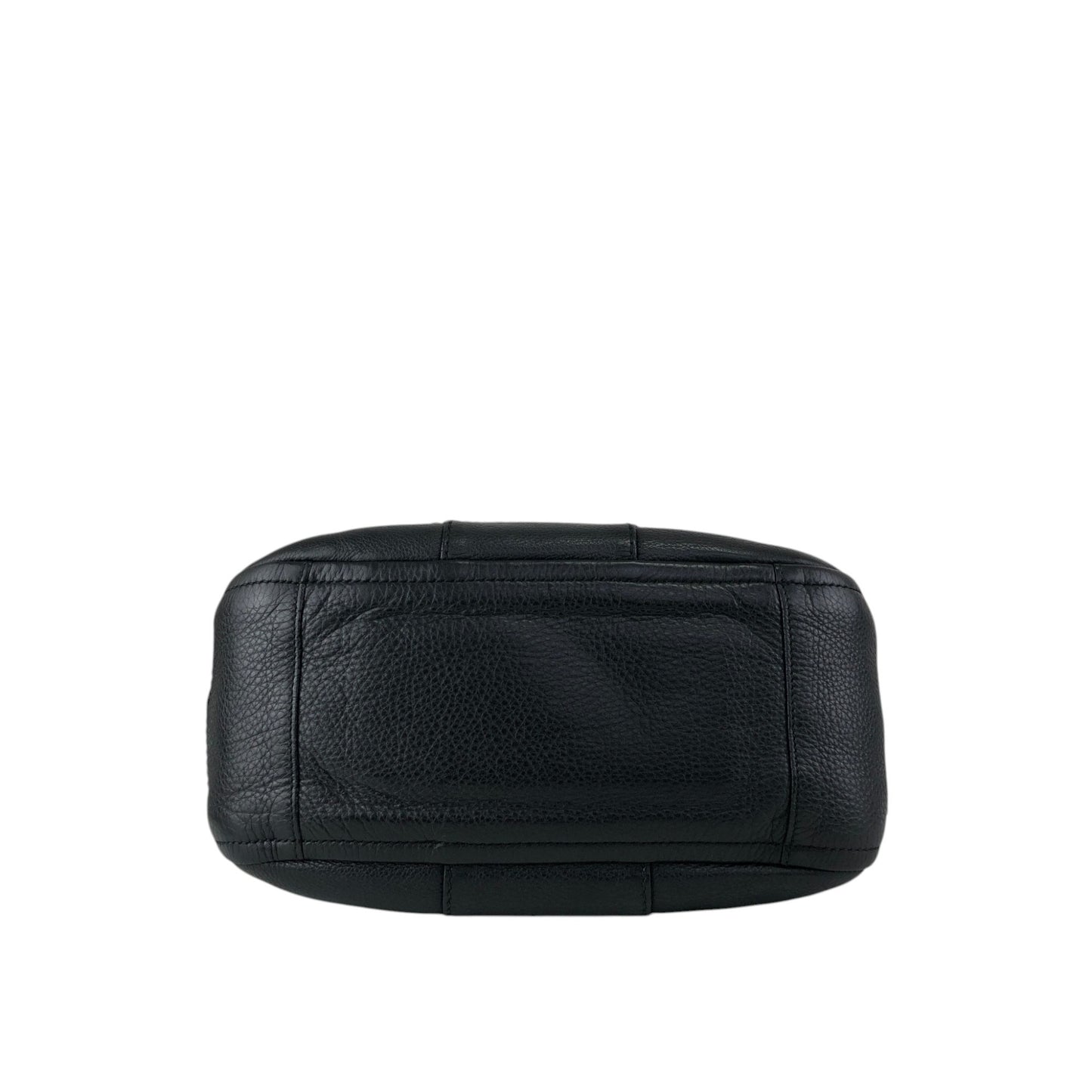 Salvatore Ferragamo Logo Embossed Two-way Handbag Shoulder bag Black Vintage 6dd4sj