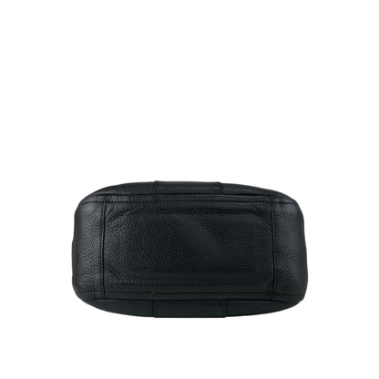 Salvatore Ferragamo Logo Embossed Two-way Handbag Shoulder bag Black Vintage 6dd4sj