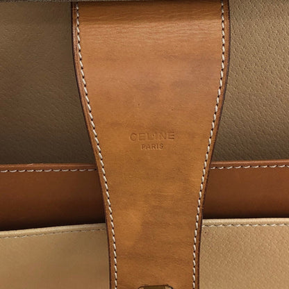 CELINE Macadam Handbag Trunk Case Beige Vintage mp7ck6