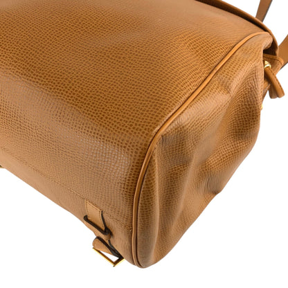 Christian Dior CD Logo Backpack Brown Vintage 43i8tp